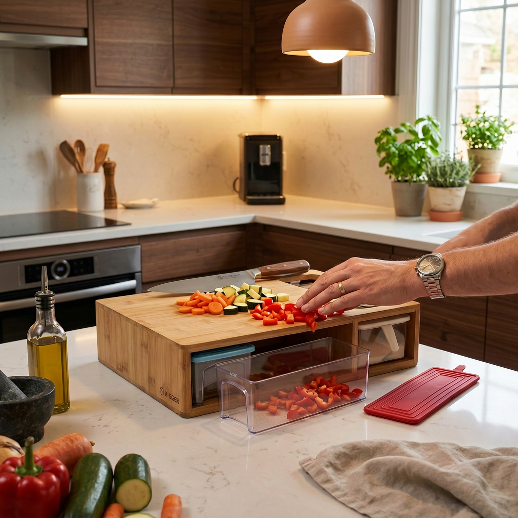 Eiger Storage Cutting Board