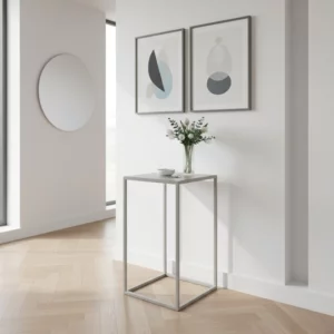 Chic Steel Side Table