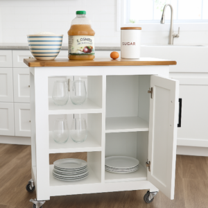 Modnest 3-Shelf Mini Kitchen Island