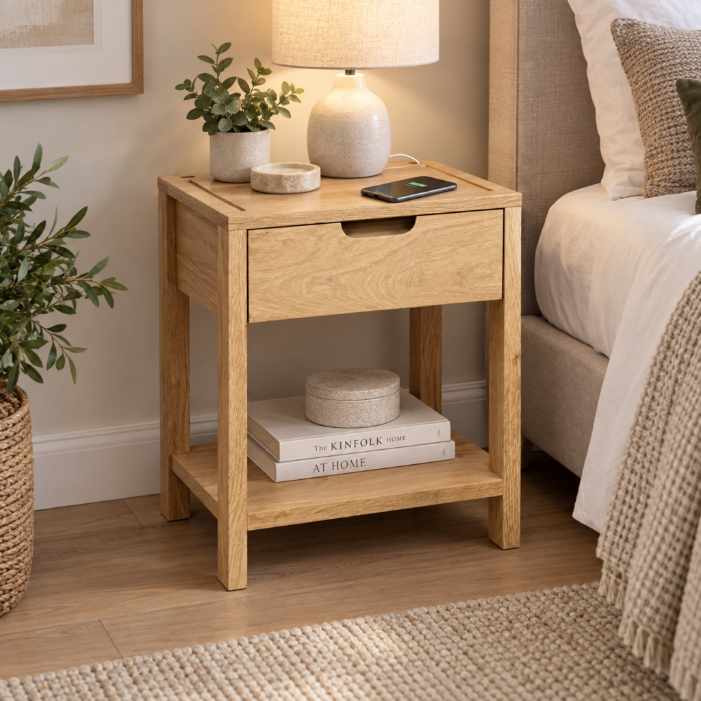 Bergen Oak Pedestal