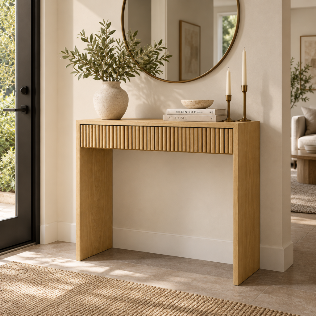 Oslo Oak Console