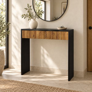 Oslo Black Pine Console